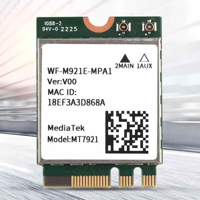 Main image of MT7921 Wireless WiFi Card 1200Mbps Dual Band 2.4Ghz/5Ghz Network Card WiFi Adapter M.2 NGFF Bluetooth-compatible 5.2 for Laptop