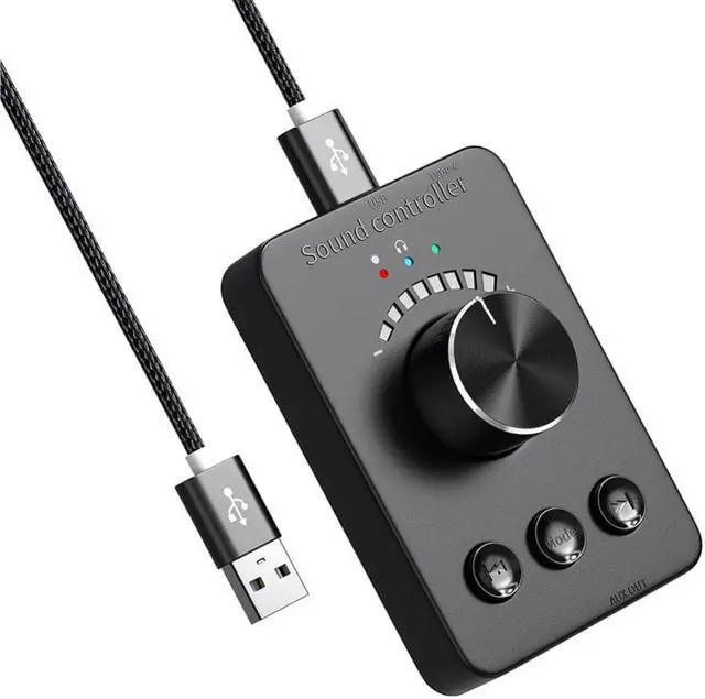 Main image of USB Volume Control Knob Multimedia PC Computer Speaker Volume Controller Knob Support One-key Mute Bluetooth-Compatible