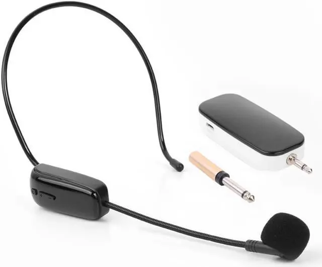 Main image of UHF 630-696 MHz Wireless Headset Capacitive Microphone Mic System with Receiver for Teaching Playing Supplies