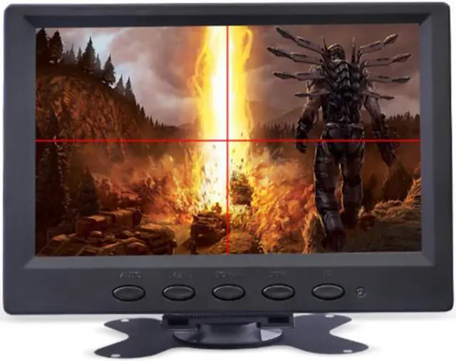 Main image of 7-inch instrument security monitoring equipment built-in cross-line HD LCD display monitor