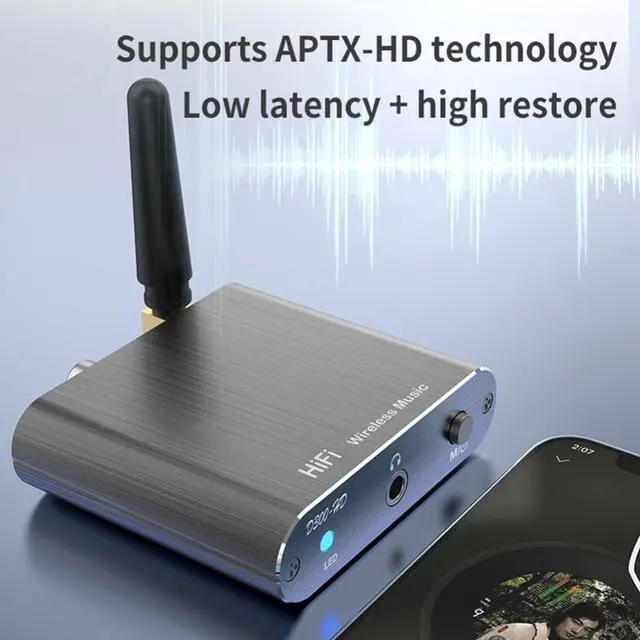 Main image of HIFI Receiver Transmitter with 3.5mm Aux Audio Converter Adapter Toslink/Coaxial Output Bluetooth-compatible for Computer TV Car