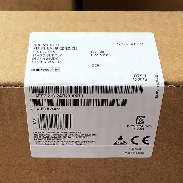 Main image of for Siemens 6ES7 216-2AD23-0XB0 Module in Box
