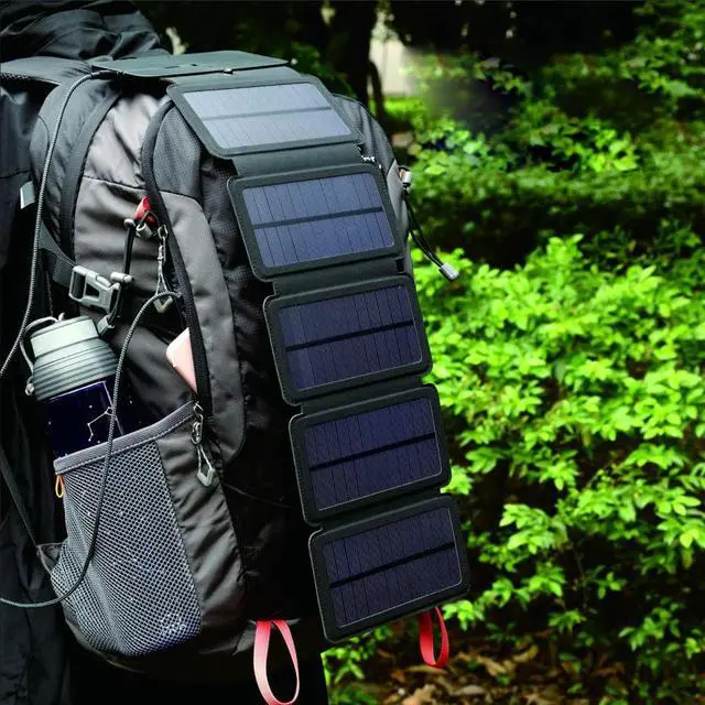 Main image of 20W Power Folding Solar Cells Charger Outdoor 5V 2.1A USB Output Devices Portable Solar Panels For Phone Charging