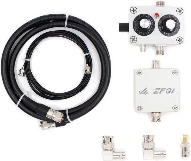 Main image of 20W SWR Shortwave Radio Antenna Adjustable 5-30MHz Shortwave Radio Loop Antenna Replacement SWR Loop Antenna for HF Transceivers