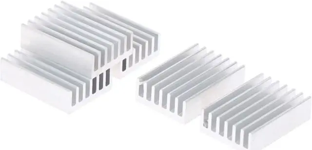 Alt view image 6 of 7 - Extruded Aluminum Heatsink Radiator Heat sink Cooler for Electronic LED Chip Cooling Heat Dissipation 20*14*6MM
