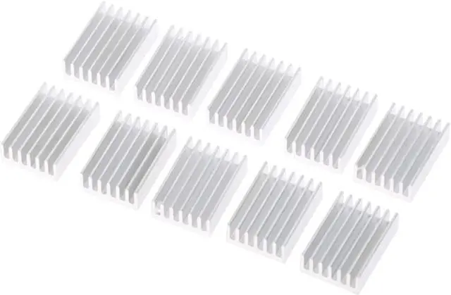 Alt view image 7 of 7 - Extruded Aluminum Heatsink Radiator Heat sink Cooler for Electronic LED Chip Cooling Heat Dissipation 20*14*6MM