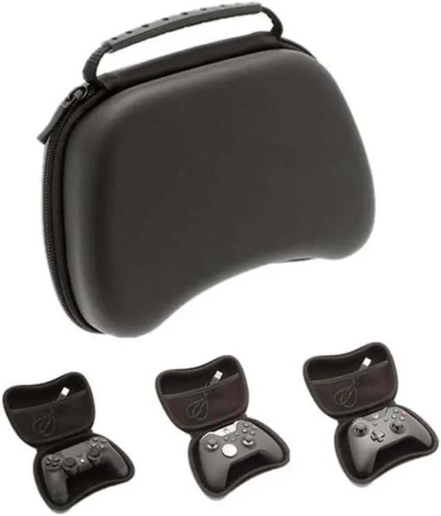 Alt view image 2 of 3 - Gamepad Storage Bag Game handle Shockproof Hard Zipper Case Portable For Xbox One/Switch Pro/PS3/PS4 Joypad packet pack