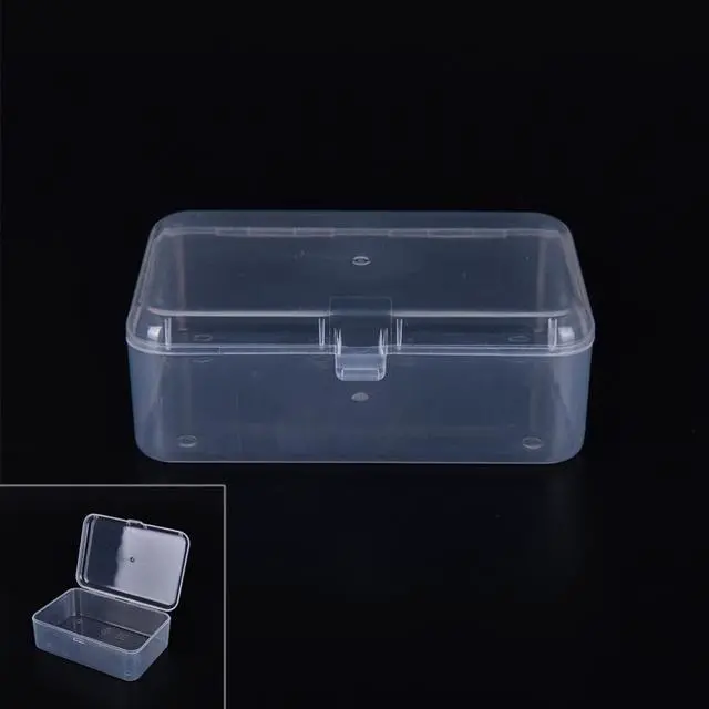 Main image of Transparent Plastic Stationery Holder Storage Box for Cosmetics Jewelry Collection Parts Element Small Case Organization Display