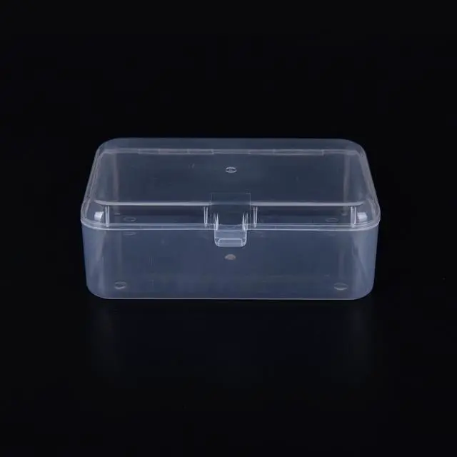 Alt view image 2 of 3 - Transparent Plastic Stationery Holder Storage Box for Cosmetics Jewelry Collection Parts Element Small Case Organization Display