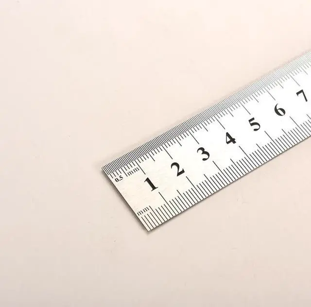 Alt view image 7 of 7 - 30cm Stainless Steel Straight Ruler Double Sided Metal Rulers Measuring Tools Stationery School Office Accessories Supplies