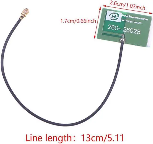 Alt view image 7 of 7 - 2x IPEX Internal WIFI Antenna for Mini PCIE WIFI Card for Computer Laptop Computer Networking