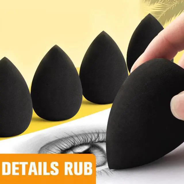 Main image of Sketch rubbing sponge Art painting supplies Adjust brightness  shadow transition Water drop shape Soft eraser