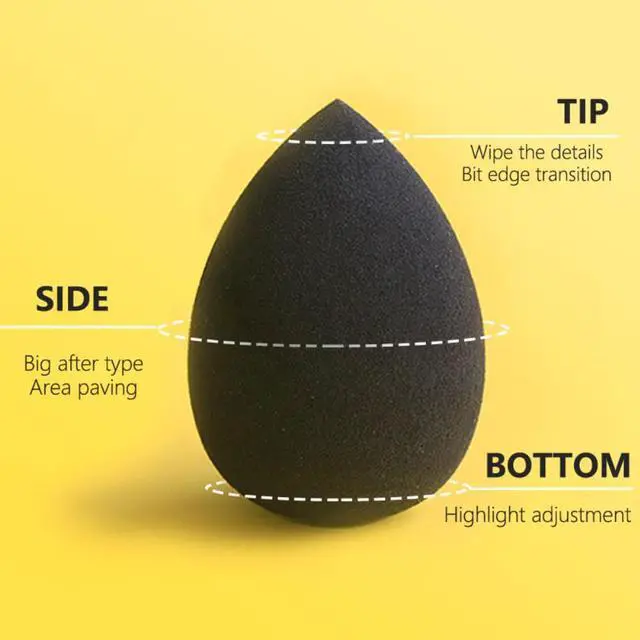 Alt view image 3 of 4 - Sketch rubbing sponge Art painting supplies Adjust brightness  shadow transition Water drop shape Soft eraser