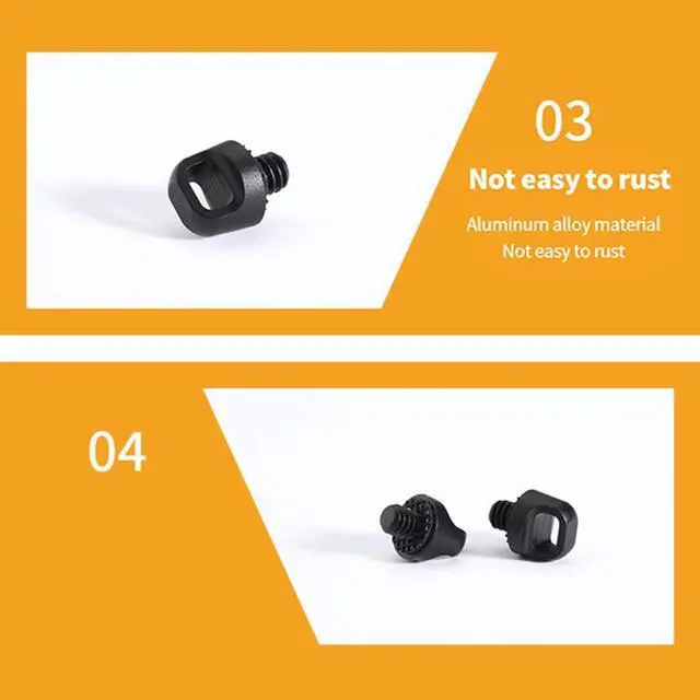 Alt view image 3 of 3 - 1/4 Inch Lanyard Screw D Ring Handle Shoulder Strap Mount Adapter Digital Camera Photo Studio Accessories for SLR Camera Tripod