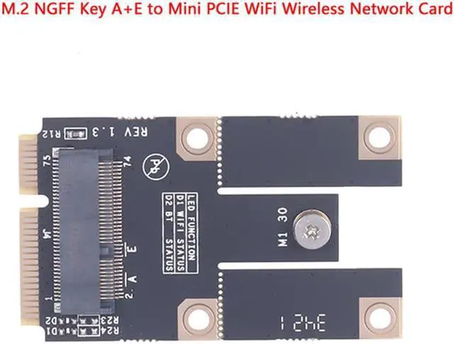 Main image of M.2 NGFF A+E E Key WIFI Wireless Module Network Card To MINI PCIE WiFi Adapter