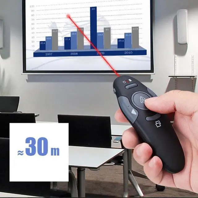 Main image of 2.4GHz Wireless USB Powerpoint Presentation PPT Pen Pointer Remote Control