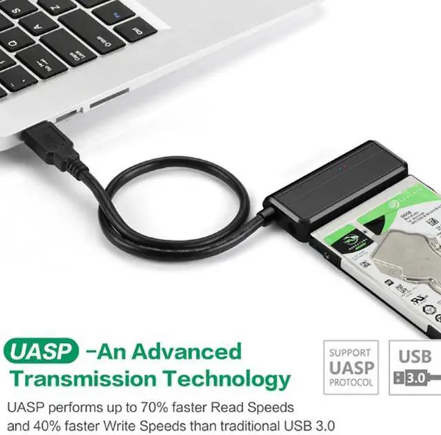 Alt view image 2 of 3 - USB SATA 3 Cable Sata To USB 3.0 Adapter 5 Gbps Support 2.5/3.5 Inch USB Adapter