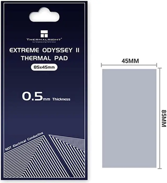 Alt view image 4 of 4 - Graphics Card Cooling 14.8W/MK thermal pad Heat Dissipation Silicone Pad CPU/GPU Graphics Card Thermal Pad Motherboard