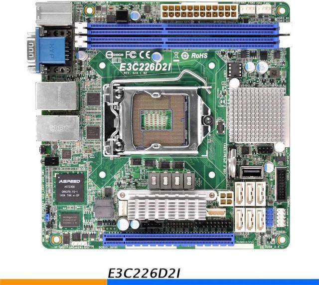 One-Way Server Motherboard For Rack E3C226D2I LGA1150 DDR3 Support  E5-1600/1333 V3 V4