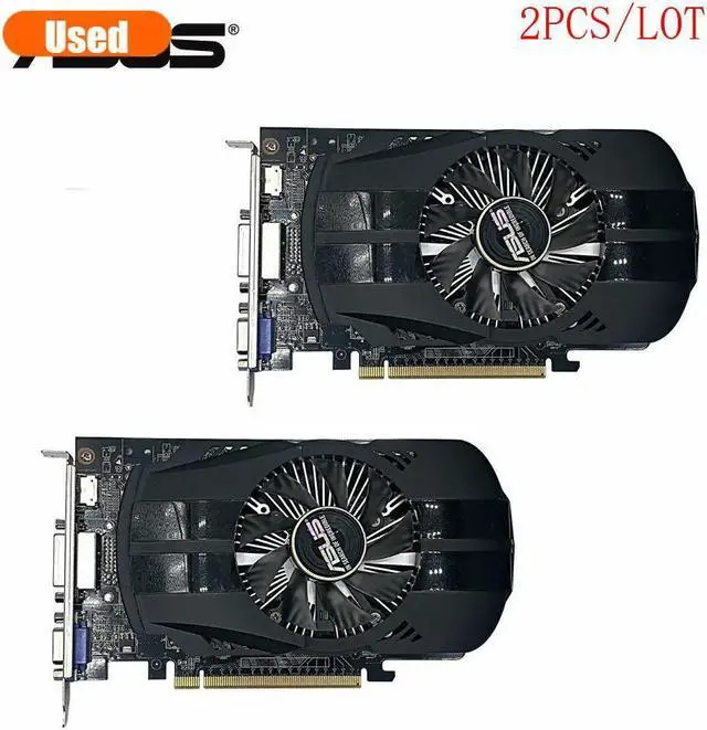 Main image of 2pcs/lot GTX 750TI 2GB 128bit GDDR5 Desktop PC Graphics Card, tested good!
