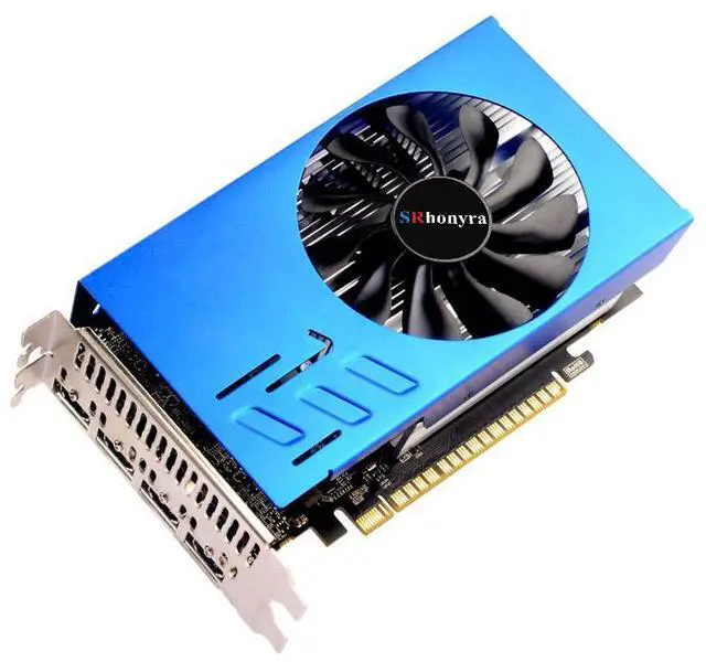 Alt view image 6 of 7 - SRhonyra GeForce GTX 1050Ti 4 monitors Video Card 4HDMI Multi-Monitors Graphics Card 4GB GDDR5 128bit  for splicing large screen/ stock trading/ CCTV Survalance / projector fusion  gtx1050ti