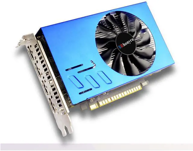 Alt view image 5 of 7 - SRhonyra GeForce GTX 1050Ti 4 monitors Video Card 4HDMI Multi-Monitors Graphics Card 4GB GDDR5 128bit  for splicing large screen/ stock trading/ CCTV Survalance / projector fusion  gtx1050ti