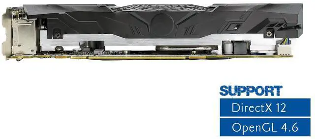 Alt view image 4 of 7 - SRhonyra RX 5700 XT 8GB Graphics Card, GDDR6 256-Bit 6 Monitor Video Card, 8-Pin PCIe Connector, 6 x HDMI 2.1 Outputs, PCIe 4.0 x 16 GPU for Stock Trading, 3D Rendering, Monitoring, Retail Display