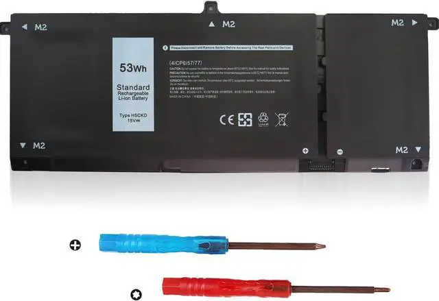 Main image of ZAYAUPVL H5CKD 53Wh Battery Replacement for Dell Inspiron 5300 5301 5401 5402 5408 5409 5501 5502 5508 5509,Inspiron 5400 5406 7405 7300 7306 7500 7506 2-in-1 Silver Latitude 3410 3510 Vostro 5502 15V