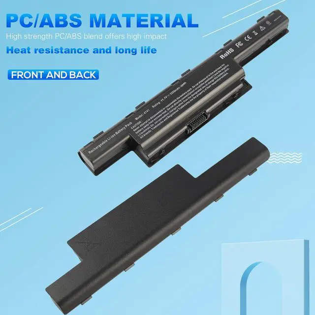Alt view image 6 of 7 - TREE.NB Li-ion Cell Laptop Battery Compatible with Acer AS10D31 AS10D51, Acer Aspire 5253 5251 5336 5349 5551 5552 5560 5733Z / Acer TravelMate 5740 5735Z 5740G / Gateway NV55C NV50A NV53A NV59C