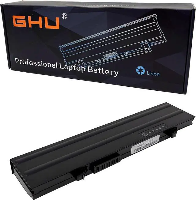 Main image of GHU New Battery 58Wh Compatible with Dell Latitude Laptops E5400 E5410 E5500 E5510 Replacement for Part # RM661 KM970 RM649 MT322 PW640 KM668 KM752 KM970 WU841 T749D KM760 KM742 5200 mAh