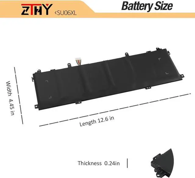 Alt view image 7 of 7 - ZTHY SU06XL Battery Replacement for HP Spectre X360 15-DF 15T-DF 15-DF0XXX 15-DF1XXX 15T-DF100 15-DF0013DX 15-df1033dx 15-DF0033DX 15-DF1043DX 15-DF0043DX 15-DF0070NR L29048-271 L29184-005 SU06084XL