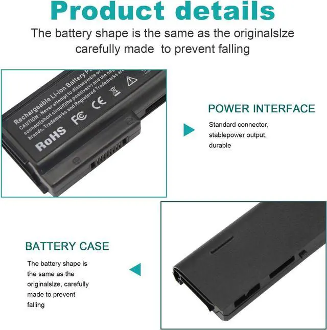 Alt view image 3 of 7 - Fancy Buying New CA06 CA06XL Laptop Battery for HP ProBook 350 640 645 650 655 G0 G1 G2, fits Hp Spare 718677-141 718677-421 718678-421 718755-001 718756-001