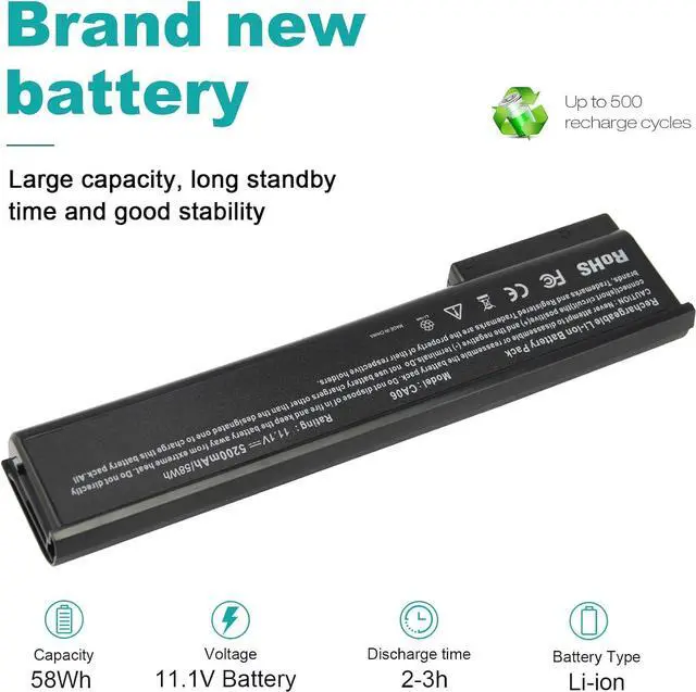 Alt view image 2 of 7 - Fancy Buying New CA06 CA06XL Laptop Battery for HP ProBook 350 640 645 650 655 G0 G1 G2, fits Hp Spare 718677-141 718677-421 718678-421 718755-001 718756-001