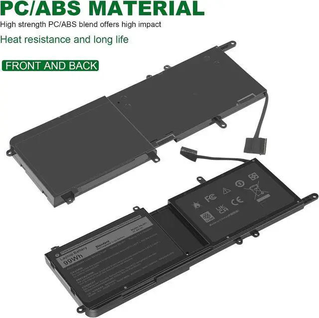 Alt view image 5 of 7 - Fancy Buying 9NJM1 44T2R MG2YH Laptop Battery for Dell Alienware 15 R3 R4 17 R4 R5 Series P31E P69F P31E001 P31E002 P69F001 P69F002 HF25D 01D82 546FF 0546FF HF250 0HF250 0MG2YH