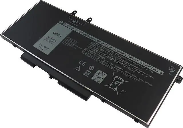 Alt view image 4 of 7 - 3HWPP Battery for Dell Latitude 5401 5410 5411 5501 5510 5511 Precision 3541 3550 3551 Inspiron 7706 2-in-1 Inspiron 17 7500/7506 2-in-1 Black 10X1J N2NLL 1VY7F 01VY7F 03HWPP 451-BCMN 3YNXM 68WH
