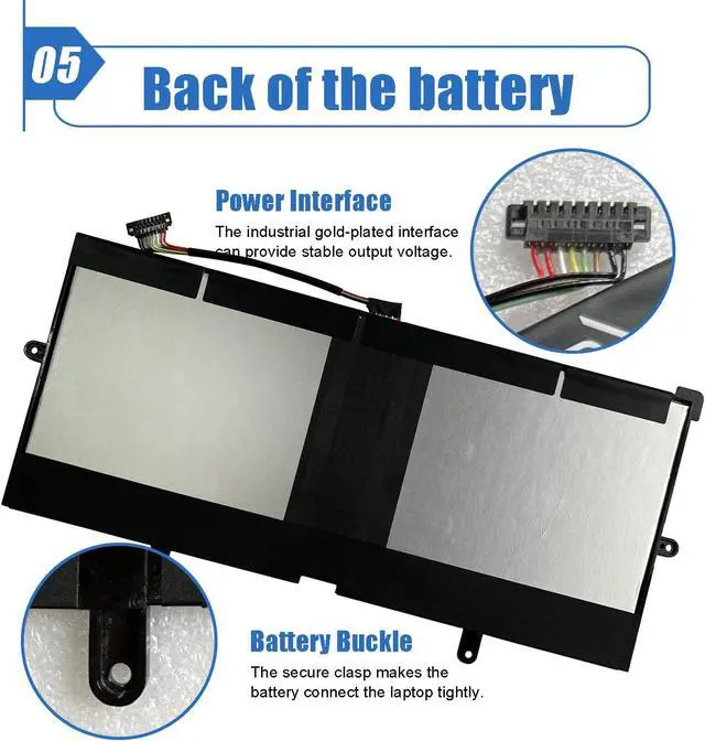 Alt view image 6 of 6 - Dentsing C21N1613 (7.7V 39Wh/5085mAh) Compatible Laptop Battery with Asus Chromebook Flip C302C Series Notebook C21PQC5 0B200-02280000