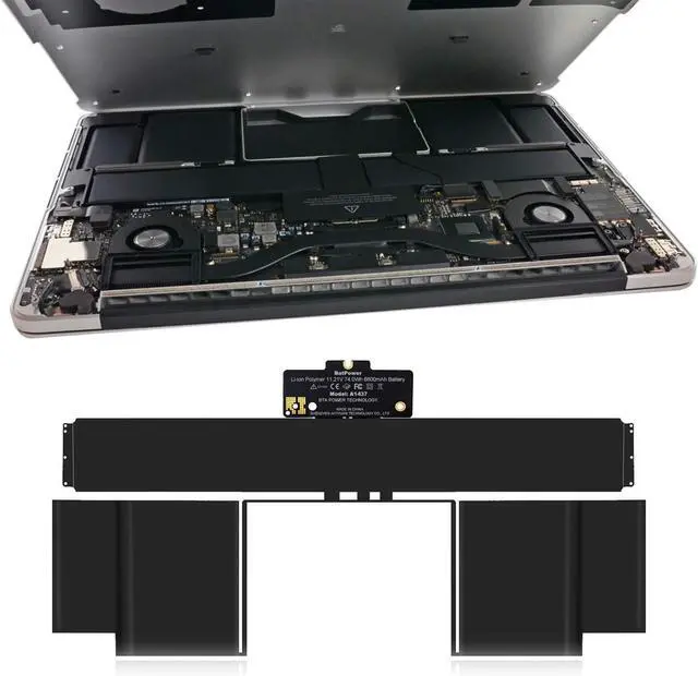 Alt view image 5 of 6 - BatPower A1437 Replacement Laptop Battery for Apple Late 2012 Early 2013 MacBook Pro 13-inch Retina A1425 EMC 2557 EMC 2672 Battery MacBook Pro 13" A1425 Apple A1437 Battery 74Wh