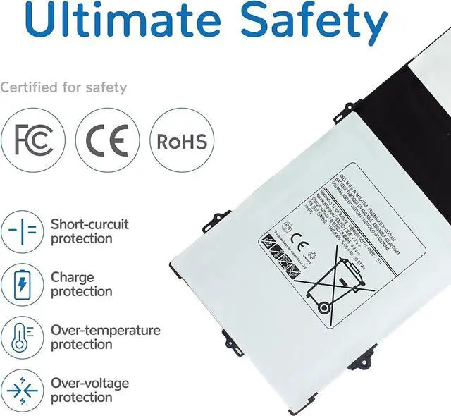 Alt view image 5 of 7 - EB-BW720ABE Battery EB-BW720ABA for Samsung Chromebook Plus V2 XE310XBA XE350XBA XE520QAB XB521QAB XE525QBB XE520QAA K01US K02US K03US K04US KA1US KB1US KC2US;SM-W720 W723 W723Q BA43-00390A AA-PBMN2H0