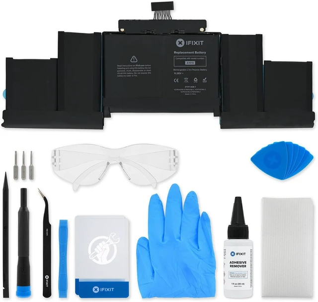 Main image of iFixit A1398 A1618 Battery for MacBook Pro 15" Retina (Mid 2015) - Repair Kit
