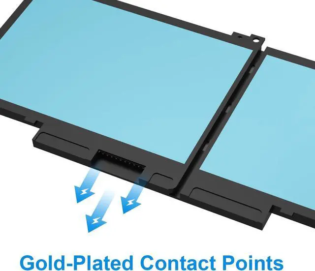 Alt view image 3 of 6 - F3YGT Battery Replacemwnt for Dell Latitude 12 7000 7280 7290 Latitude 13 7000 7380 7390 P29S002 Latitude 14 7000 7480 7490 P73G002 Series DM3WC DM6WC