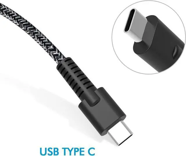Alt view image 5 of 5 - 90W Laptop USB C Charger Fit for HP Envy x360 EliteBook 1040 G4 ZBook x2 G4 Spectre x360 15-bl075nr 2VY99EA 2PN61EA L45440-001 4.5A AC Adapter Type C Charger