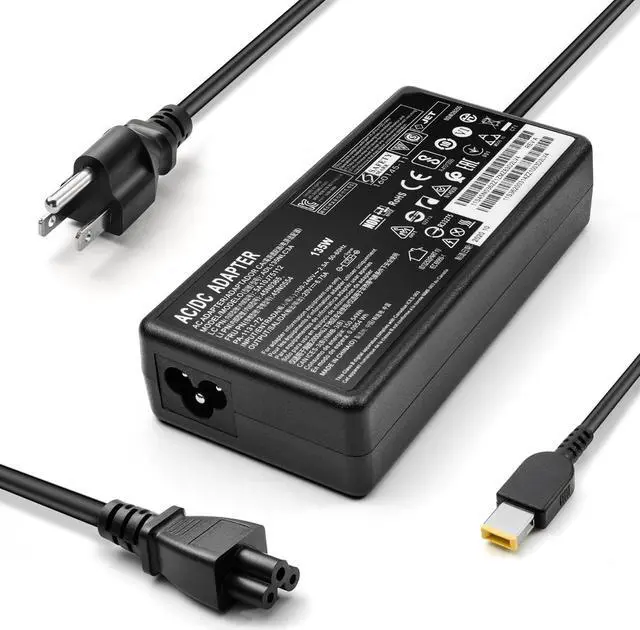 Main image of Laptop Charger for Lenovo Thinkpad 135W AC Adapter Slim Tip, Thinkpad X1 Extreme P1 P15v T15p Gen 1 2 3 4 ideapad L340 3-15 ADL135NDC3A, Lenovo Thinkpad Pro Docking Station with 135W Power Adapter