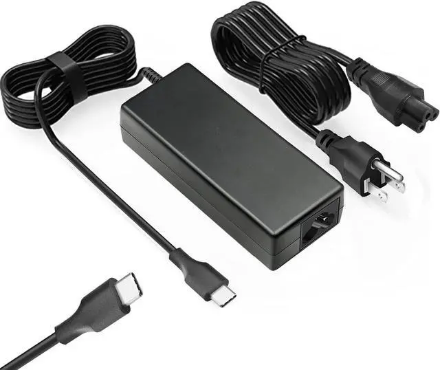 Alt view image 6 of 7 - 65W Type C Charger Adapter for Samsung Galaxy Book Pro 360 NP950QDB NP930QDB NP935QDC Galaxy Book Pro NP950XDB NP930XDB 15.613.3 Galaxy Book NP750TDA-XD2US USB C Laptop Power Charging Cord Supply.