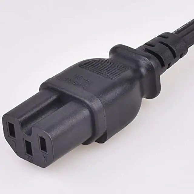 Alt view image 6 of 6 - 3 Ft Replacement Power Cord - Coffee Pot Replacement Part Suitable for Farberware Percolator Cord - Electric Cord for Computer, Monitor, TV - 16 AWG Heavy Duty 1875W 105C 15A 3 Prong Grounded, Black