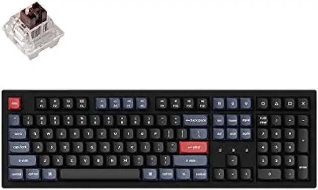 Main image of Keychron K10 Pro Wireless Custom Mechanical Keyboard, Full-Size QMK/VIA Programmable Bluetooth/Wired White Backlight with Hot-swappable Keychron K Pro Brown Switch Compatible with Mac Windows Linux