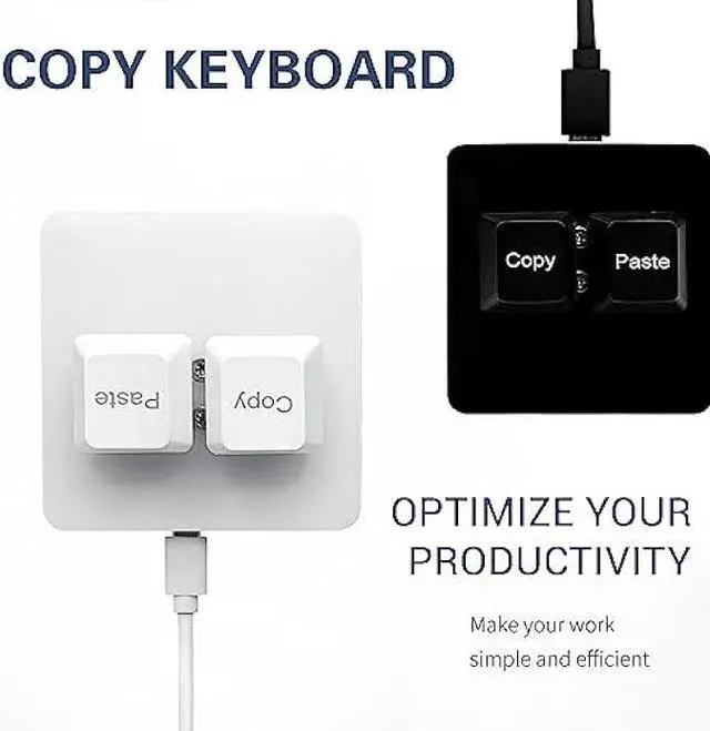Alt view image 2 of 6 - BTXETUEL Copy and Paste 2-Key Keyboard SAYO OSU Keypad Hotswap One Handed Mechanical Gaming Keyboard Cherry Switch RGB Backlit Mini USB Keypad for macros or Rhythm Games