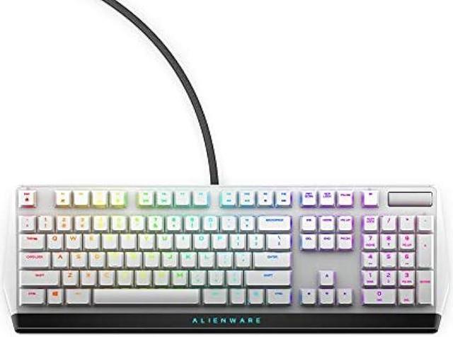 New Alienware Low-Profile RGB Gaming Keyboard AW510K Light