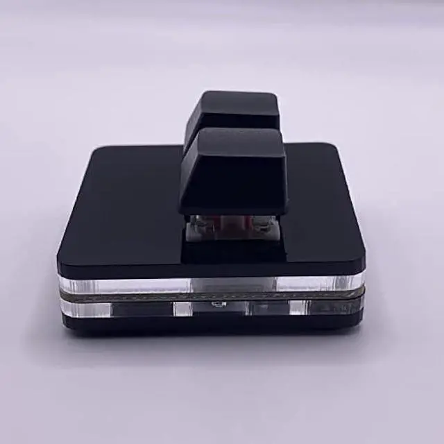 Alt view image 7 of 7 - BTXETUEL NONO OSU keypad 2-Key Red axis Gaming USB Keyboard,Hotswap Mechanical Keyboard,Mini Mechanica RGB keypad for macros and Rhythm Games.