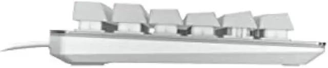 Alt view image 4 of 6 - Cherry MV 3.0 Viola Wired Mechanical Gaming Keyboard. RGB Backlight with Cross Linear Viola Switches. from The Makers of The MX Switch. (White)