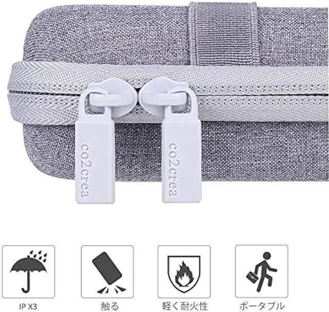 Alt view image 4 of 6 - co2CREA Hard Travel Case Replacement for RK Royal KLUDGE RK61 / RK61 Pro Wireless Bluetooth Wired 60% Mechanical Gaming Keyboard